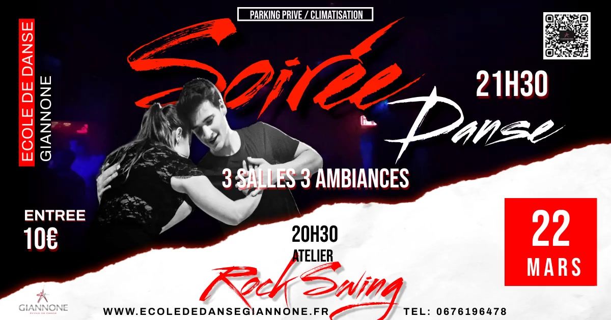 SOIREE 3 SALLES 3 AMBIANCES Giannone \u00e9cole de danse