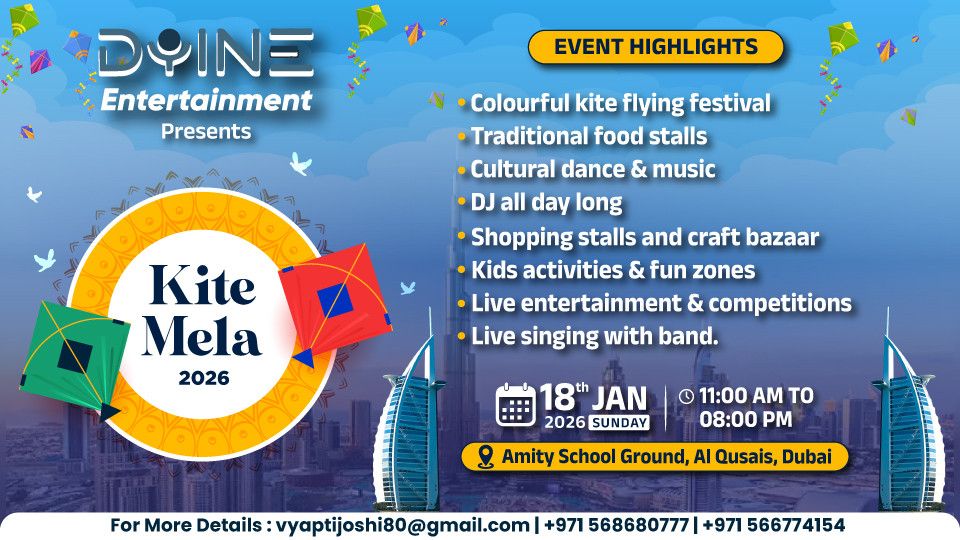Kite Mela 2026 in Dubai