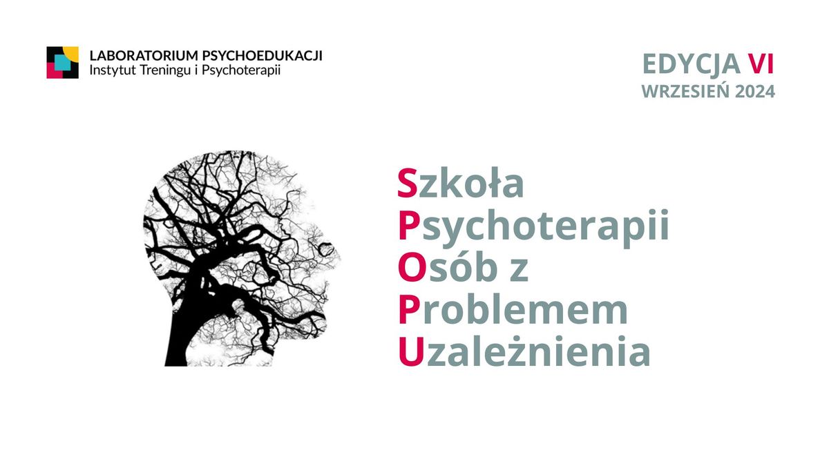 Szko\u0142a Psychoterapii Os\u00f3b z Problemem Uzale\u017cnienia - edycja VI