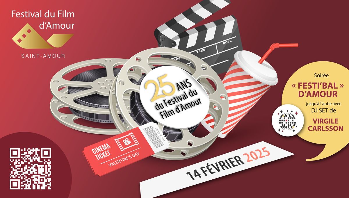 25 Heures d\u2019Animations pour les 25 Ans du Festival du Film d\u2019Amour de Saint-Amour