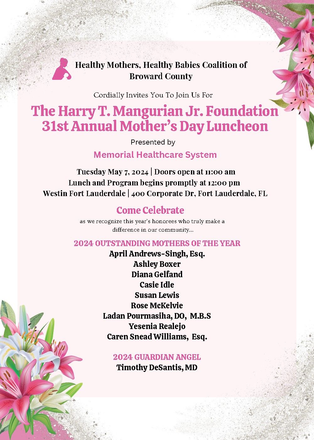 HMHB'S 31st Annual Mother's Day Luncheon