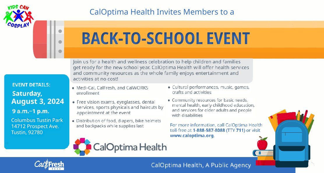 CalOptima Health Back to School Event  2024