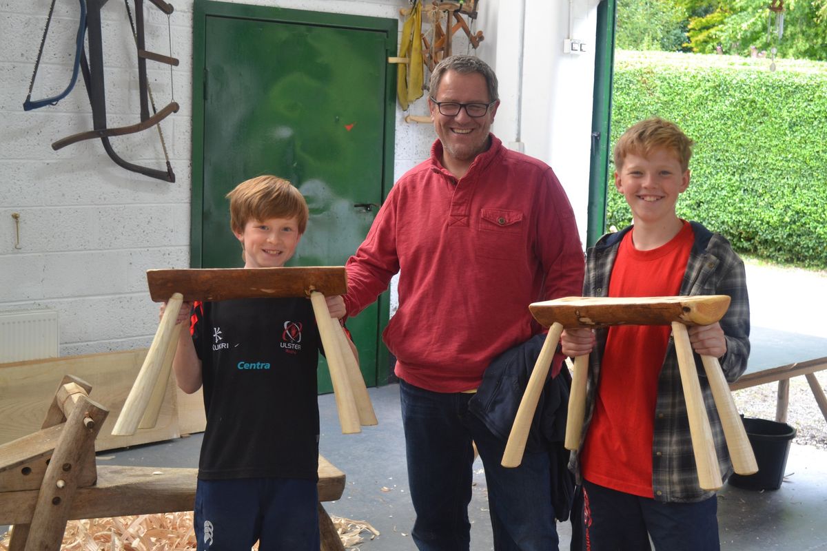 Kids and Parents: Make a Rustic Stool - 1 Day (Fully Booked)