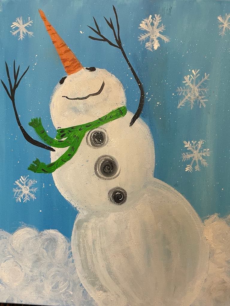 Paint Night with Angey Goudie: Joyous Snowman!