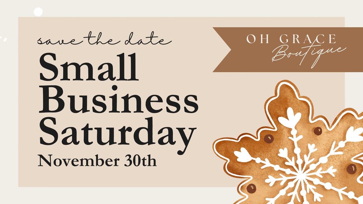 Small Business Saturday