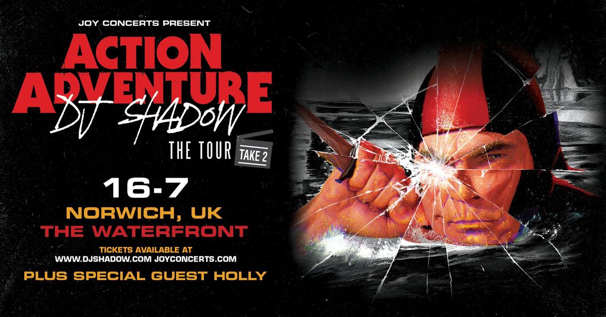 DJ SHADOW + HOLLY \u23ae July 16th - The Waterfront, Norwich - JOY.