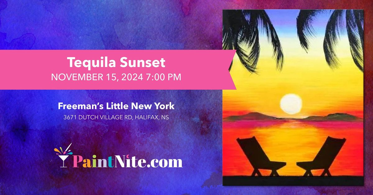 Paint Nite | Tequila Sunset