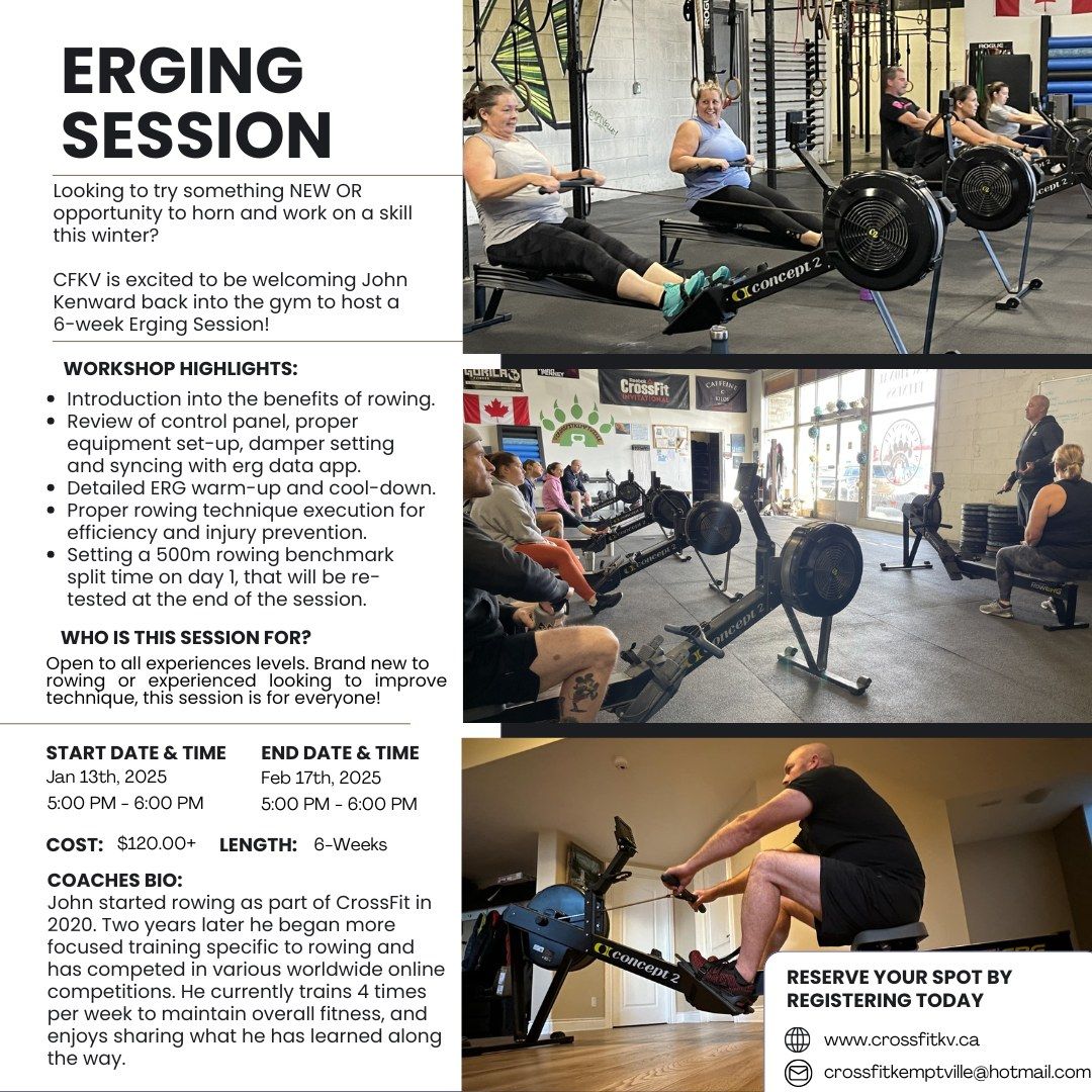 6-Week Erging Session