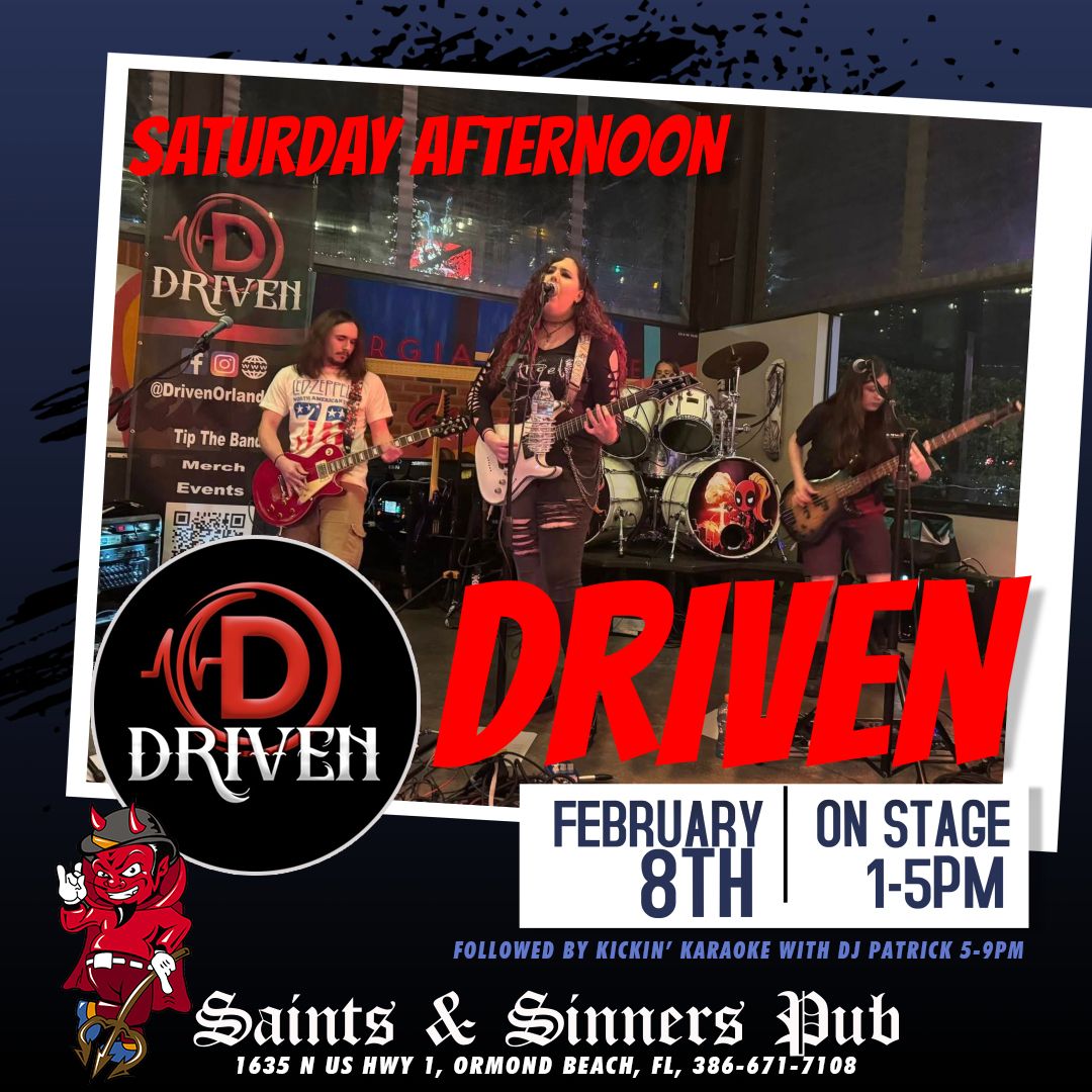 Saturday Afternoon with Driven!  Rock 'n Roll!