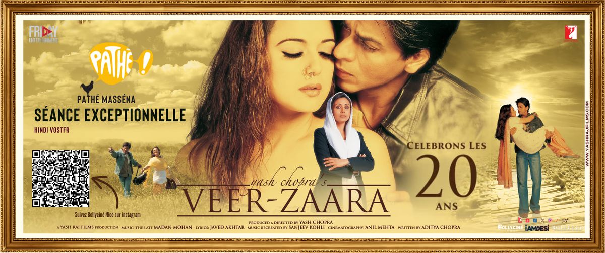 VEER-ZAARA avec Shahrukh Khan et Preity Zinta \u00e0 Nice !