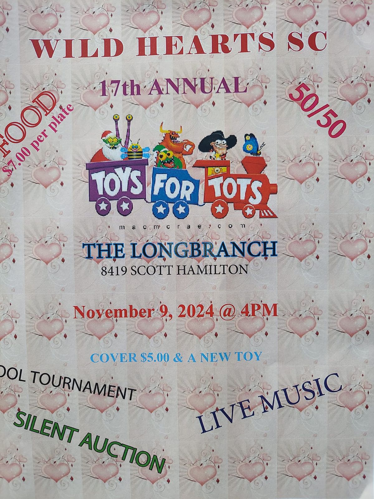 Wild Hearts SC Toys for Tots