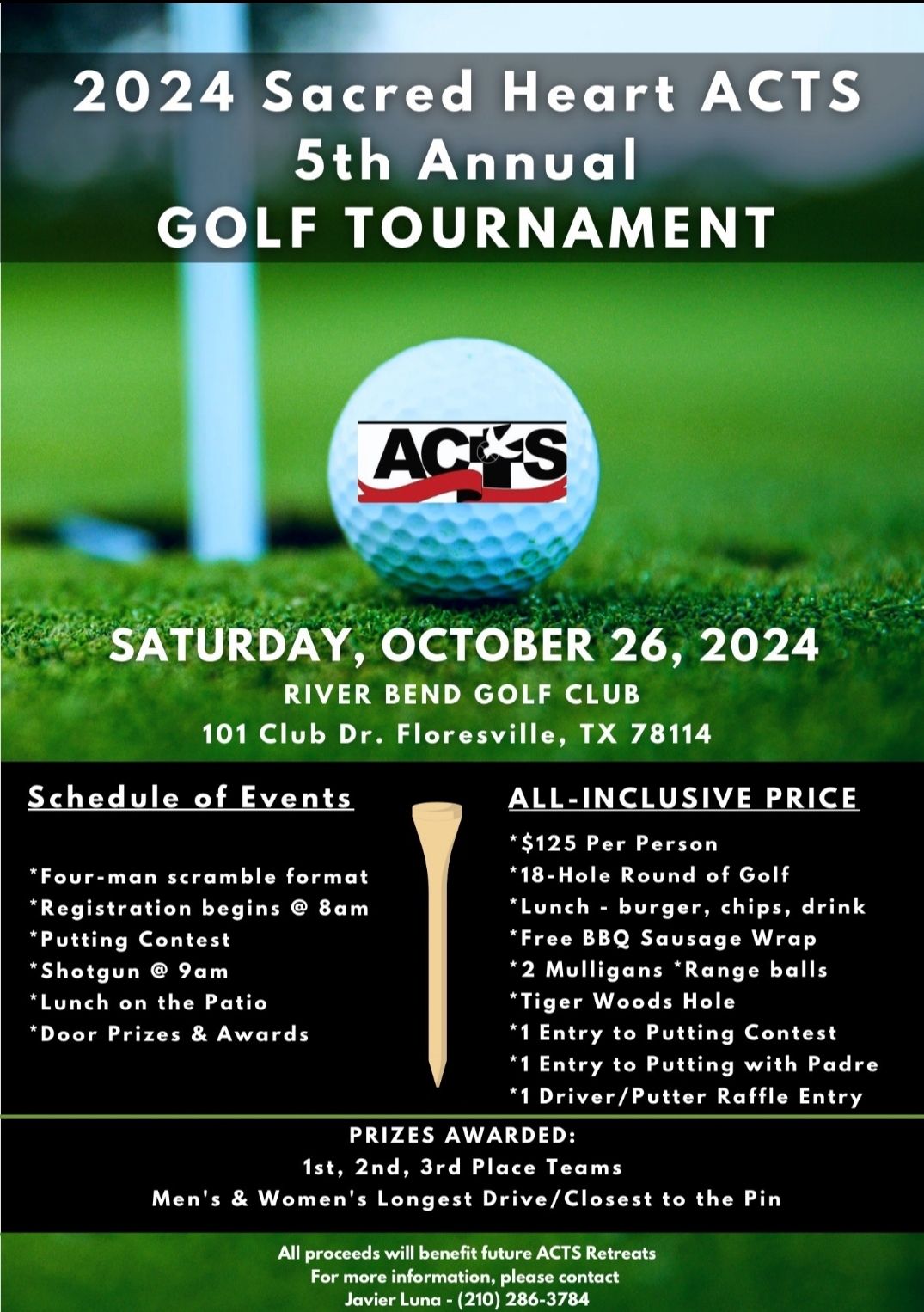 SACRED HEART ACTS 5TH ANNUAL GOLF TOURNAMENT