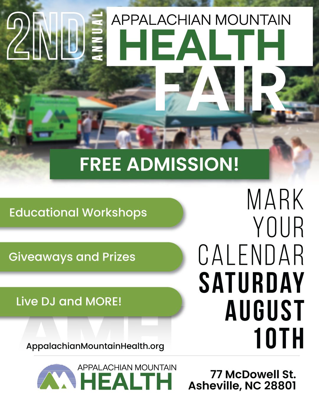 Appalachian Mountain Health 2nd Annual Health Fair