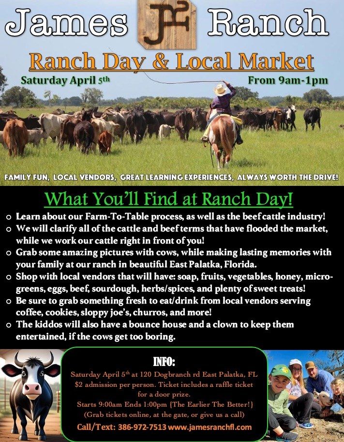 James Ranch Day & Local Market Event