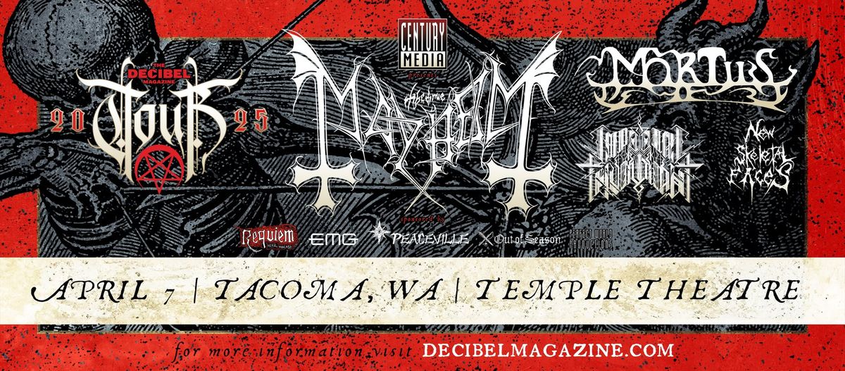 The Decibel Magazine Tour - Temple Theatre - Tacoma, WA