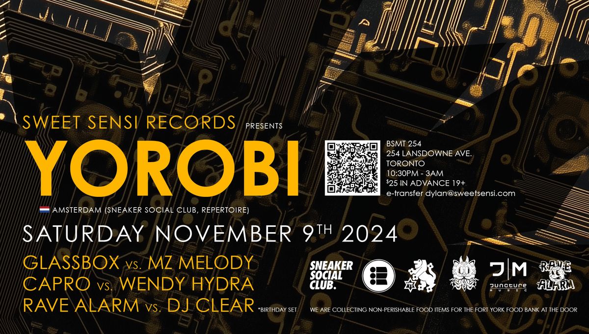 Sweet Sensi Records Presents YOROBI (Amsterdam)