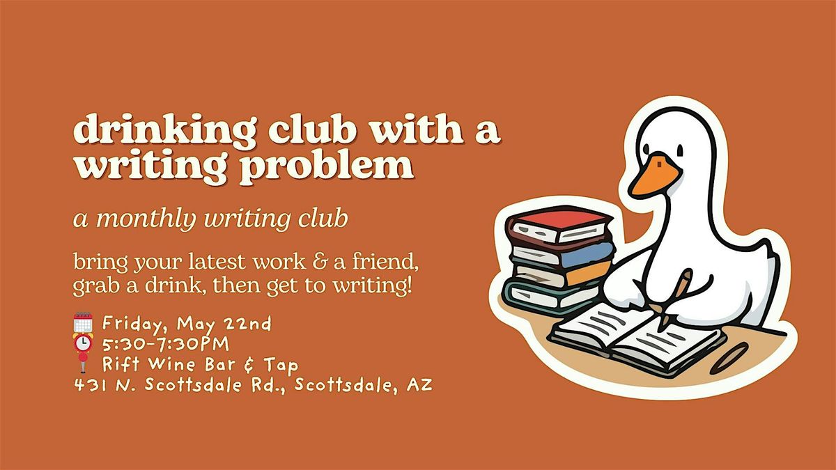 drinking club with a writing problem