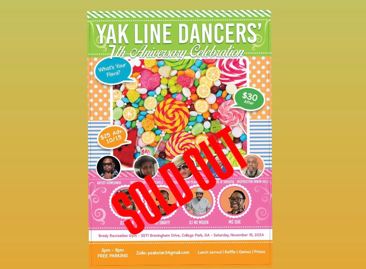 YAK Line Dancers 7th Anniversary Celebration 