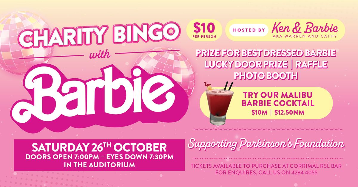 Charity Bingo with Barbie