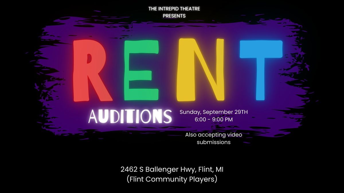 RENT Auditions - The Intrepid Theatre