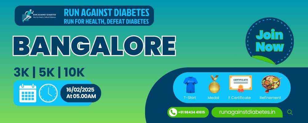 Run Against Diabetes - Marathon in Bengaluru