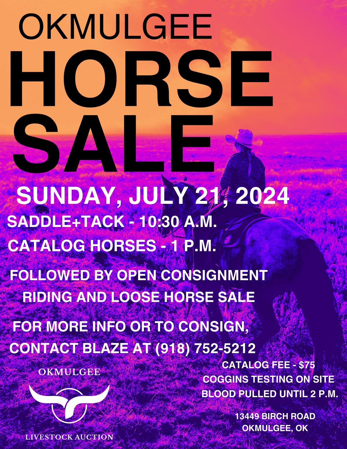 Okmulgee Summer Horse Sale 