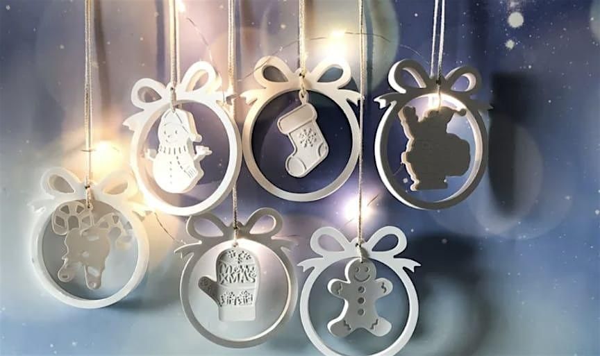 Jesmonite Christmas Decorations in association with Team Solan Connor Fawce