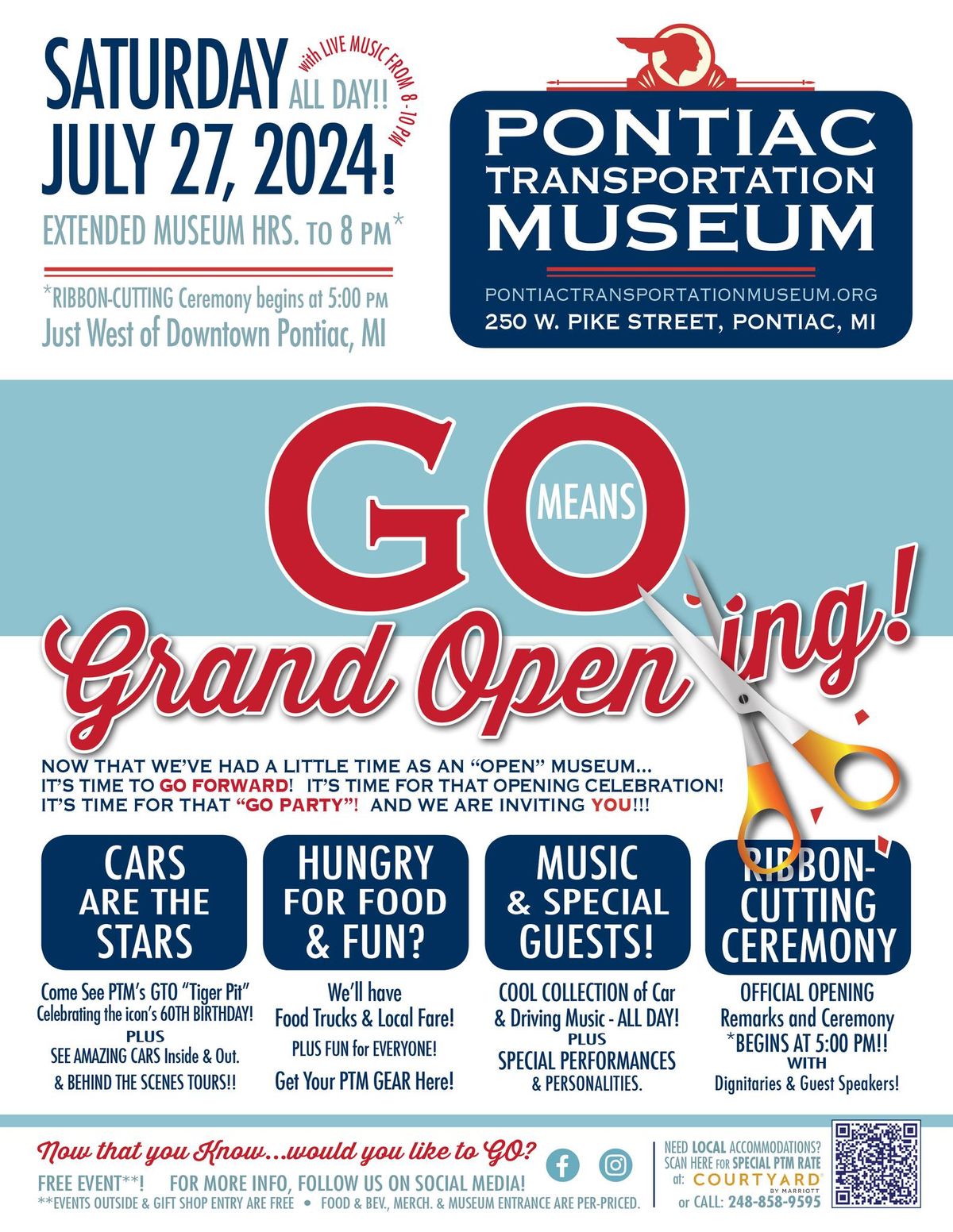 Pontiac Transportation Museum G.O. event - Grand Opening