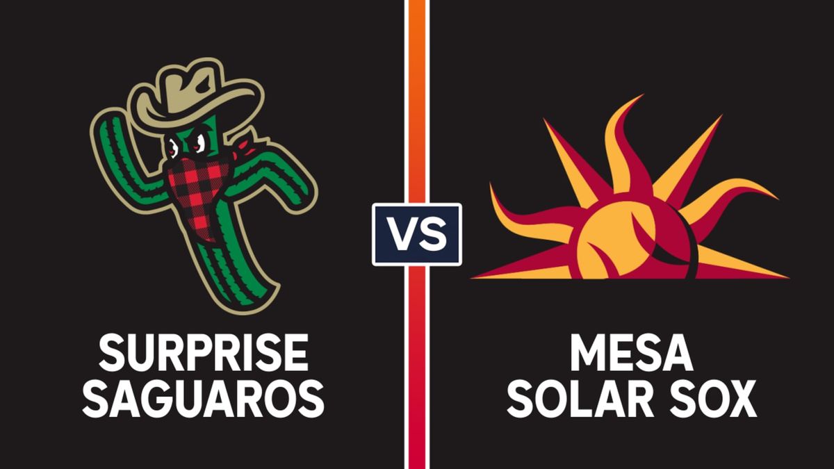 Surprise Saguaros at Mesa Solar Sox