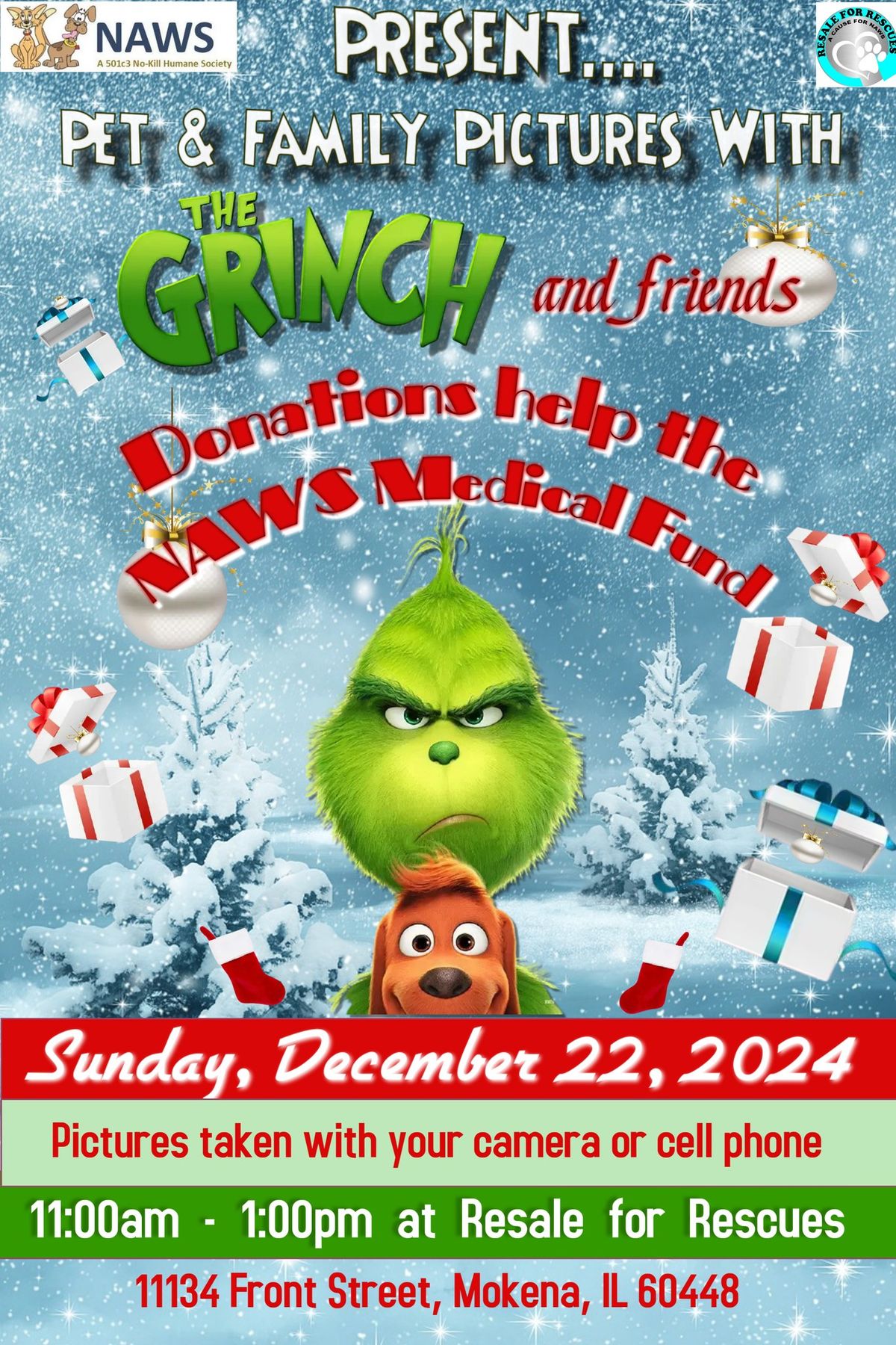 Pictures with The Grinch and Friends