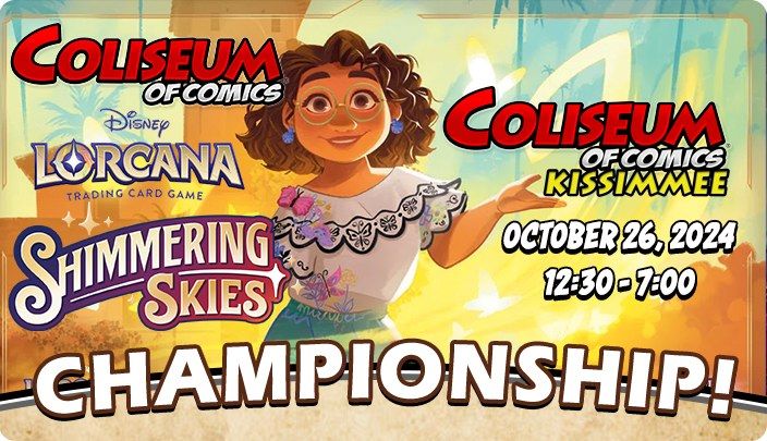 Lorcana Shimmering Skies Championship at Coliseum of Comics Kissimmee