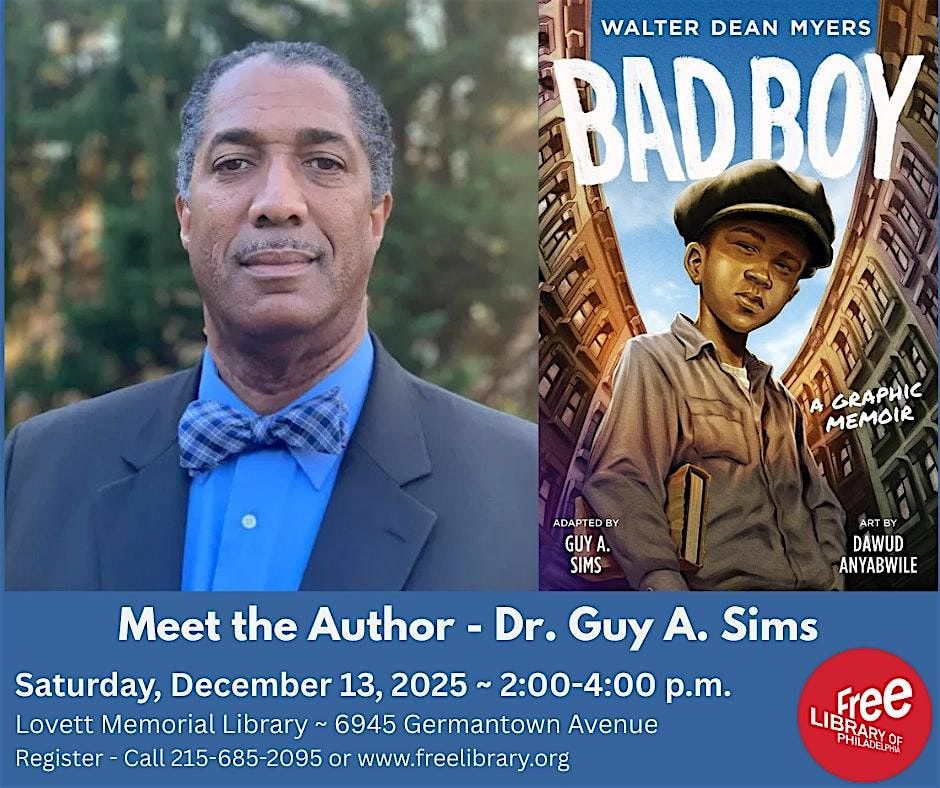 Book Launch Event with Author Dr. Guy Sims | Bad Boy: A Graphic Memoir
