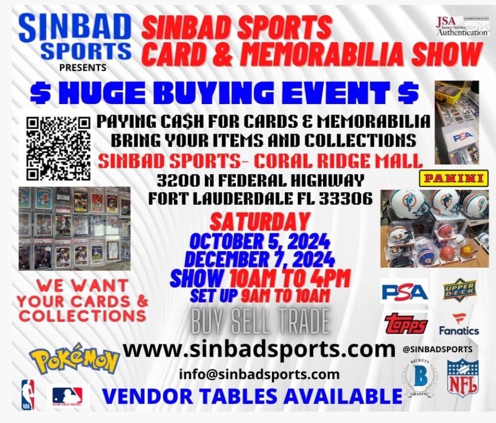 Sinbad Sports Card & Memorabilia Show 