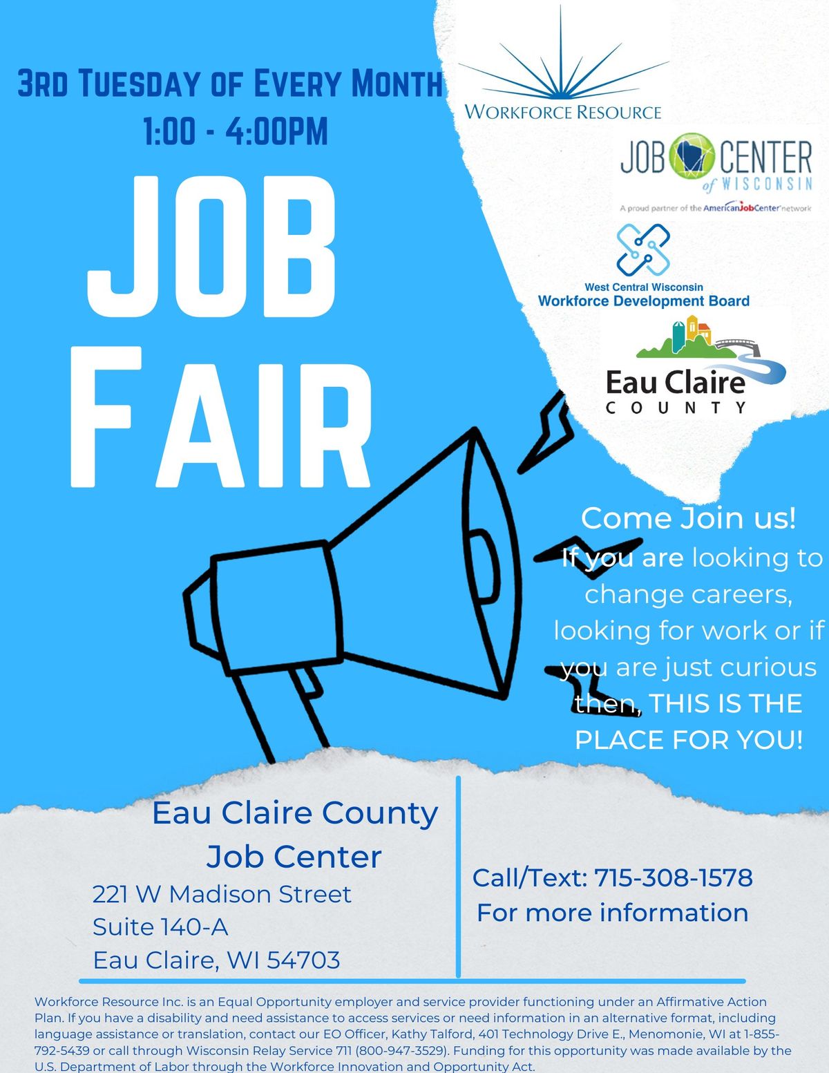 Eau Claire County Job Fair