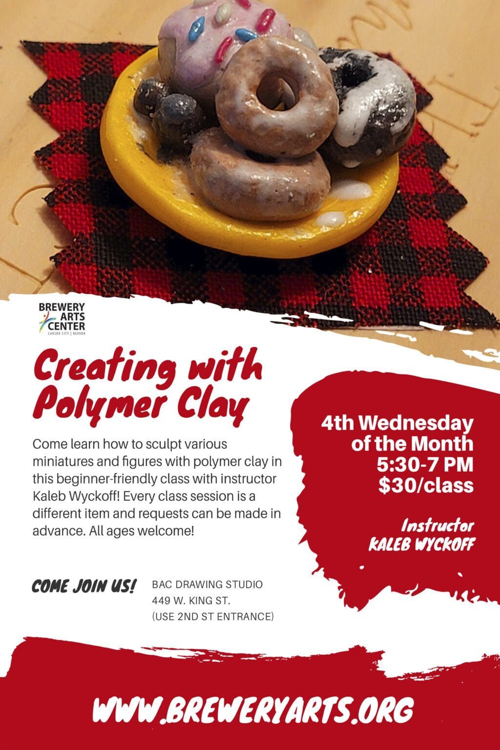 Creating with Polymer Clay | Mini Donuts \ud83c\udf69 