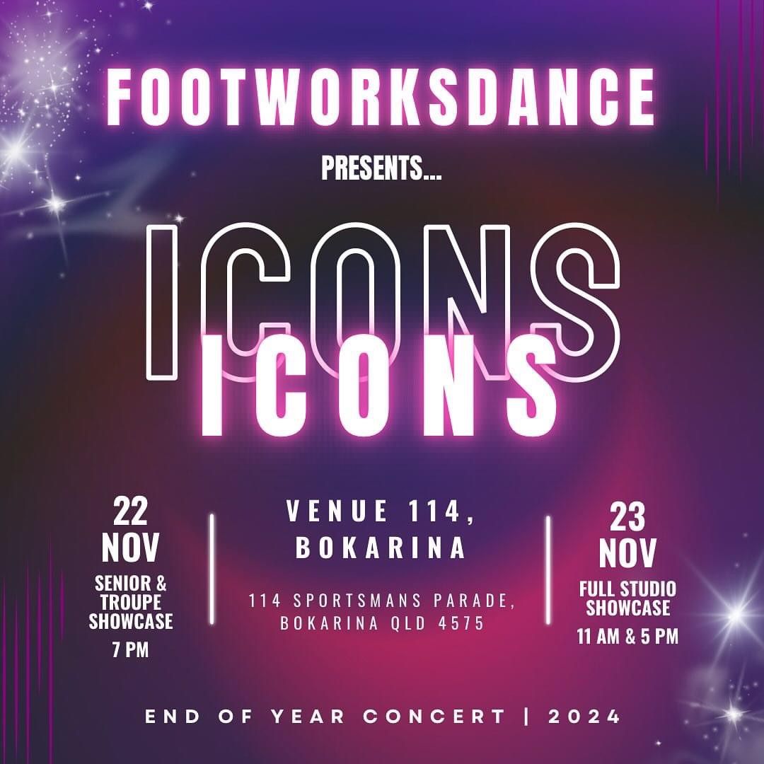 Icons - FootworksDance showtime 2024