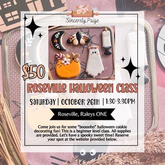 Boho Halloween Cookie Class (West Roseville)