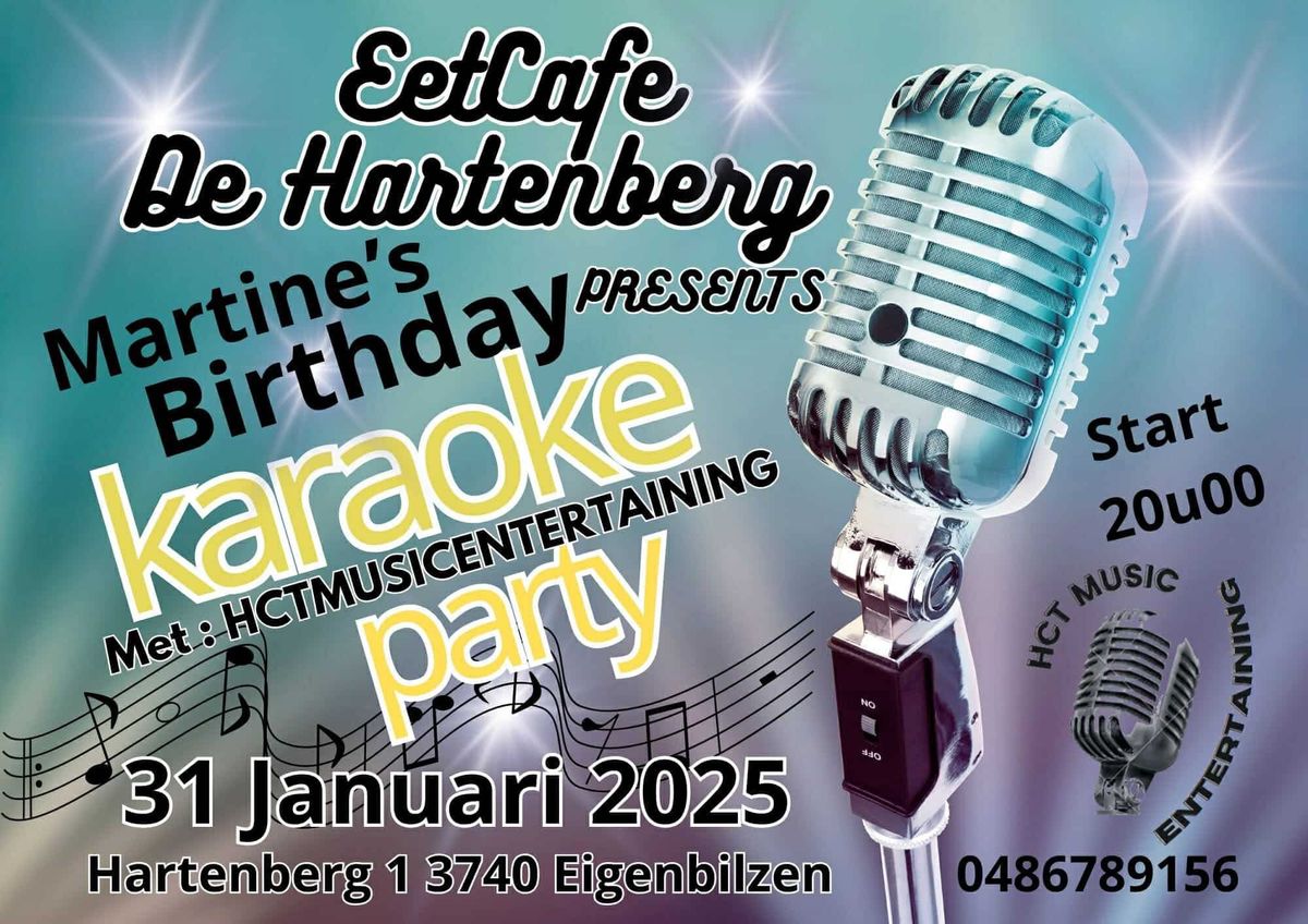 Martine\u2019s Brithday Karaoke \ud83c\udfa4 