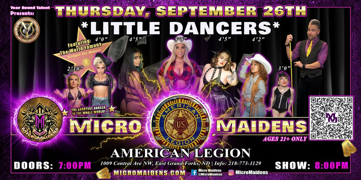 East Grand Forks, MN - Micro Maidens: Must Be This Tall to Ride @ American Legion Post #157