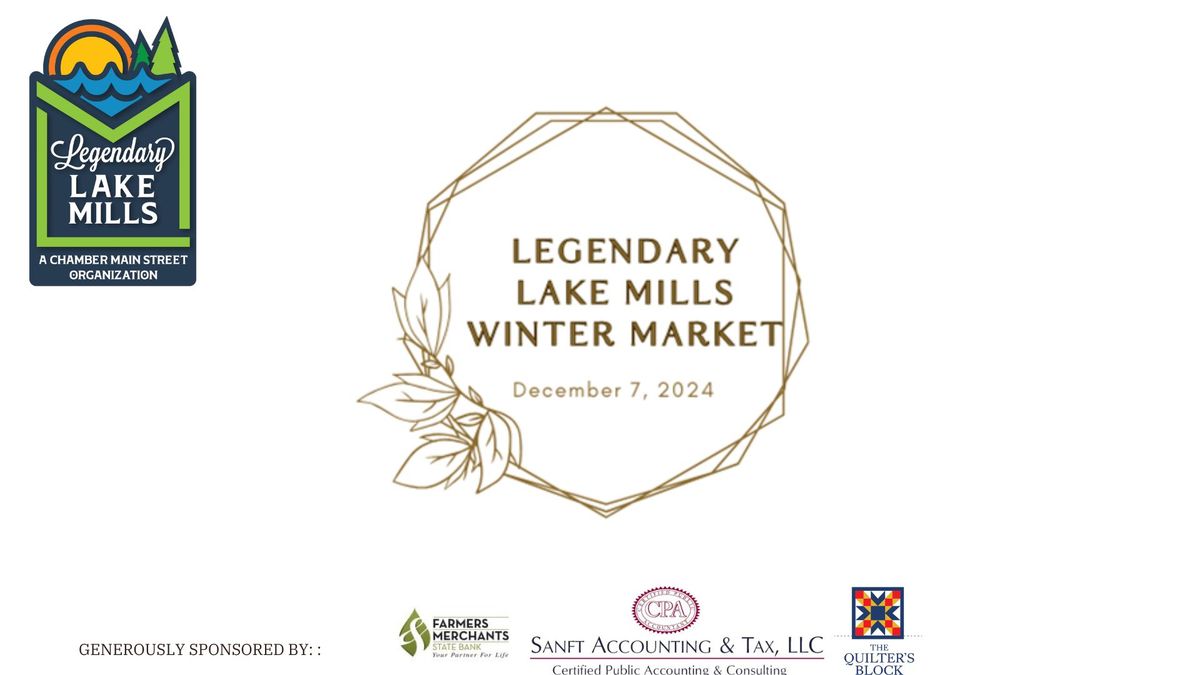 Legendary Lake Mills Winter Market 