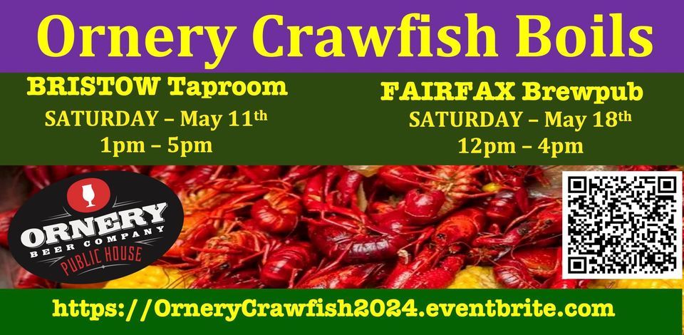Ornery Crawfish Boil - FAIRFAX
