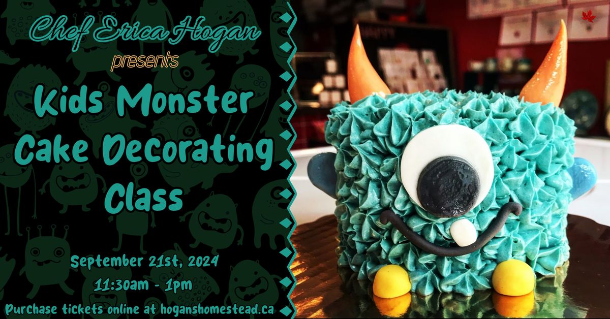 Kid's Monster Cake Decorating Class \ud83c\udf82