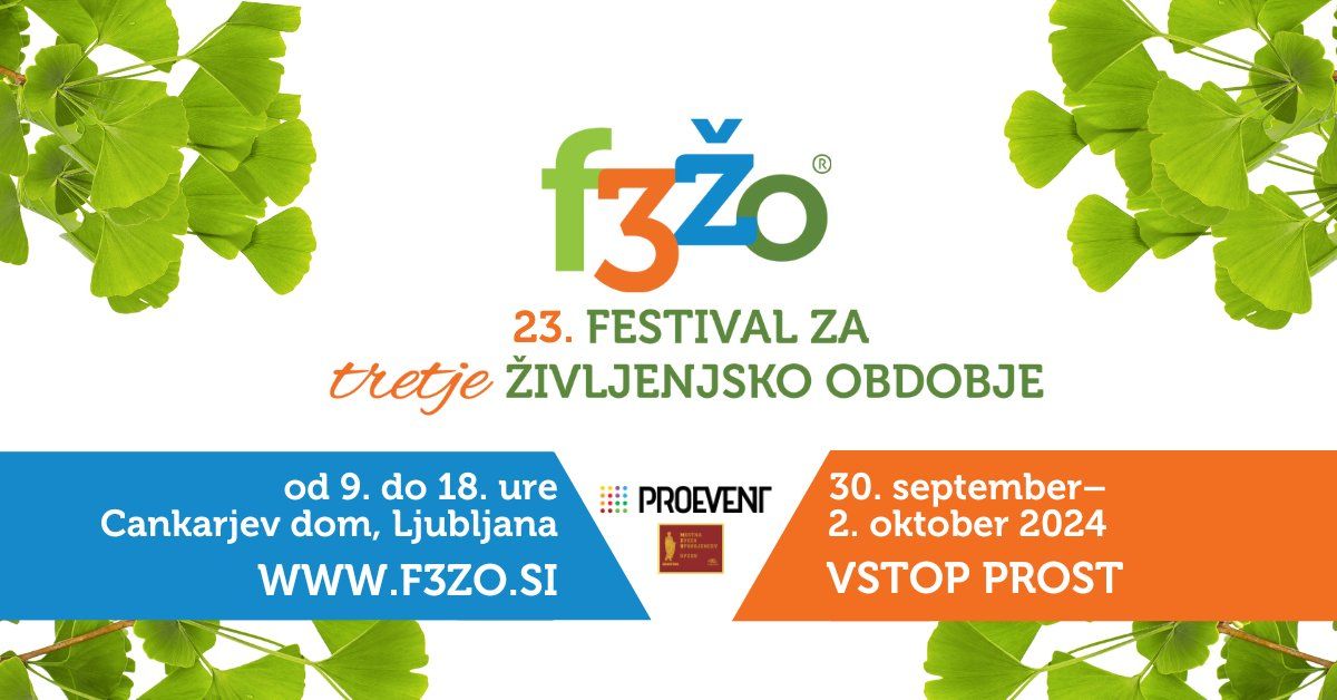  23. Festival za tretje \u017eivljenjsko obdobje