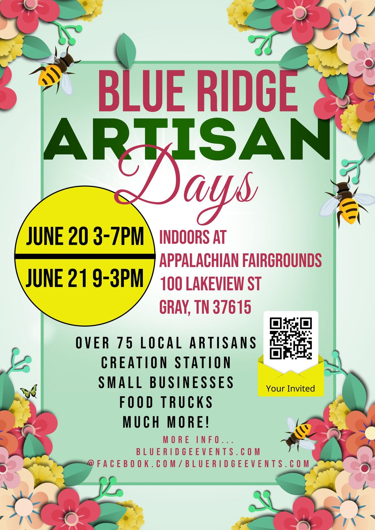 Blue Ridge Artisan Days-Crafting Summertime Memories