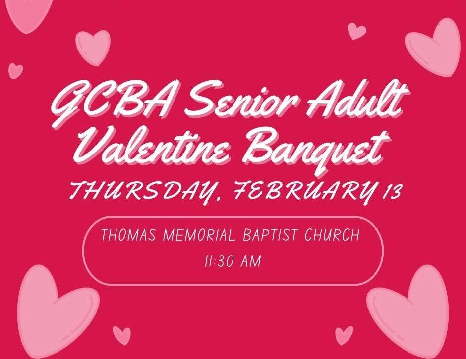 GCBA Senior Adult Valentine Banquet 