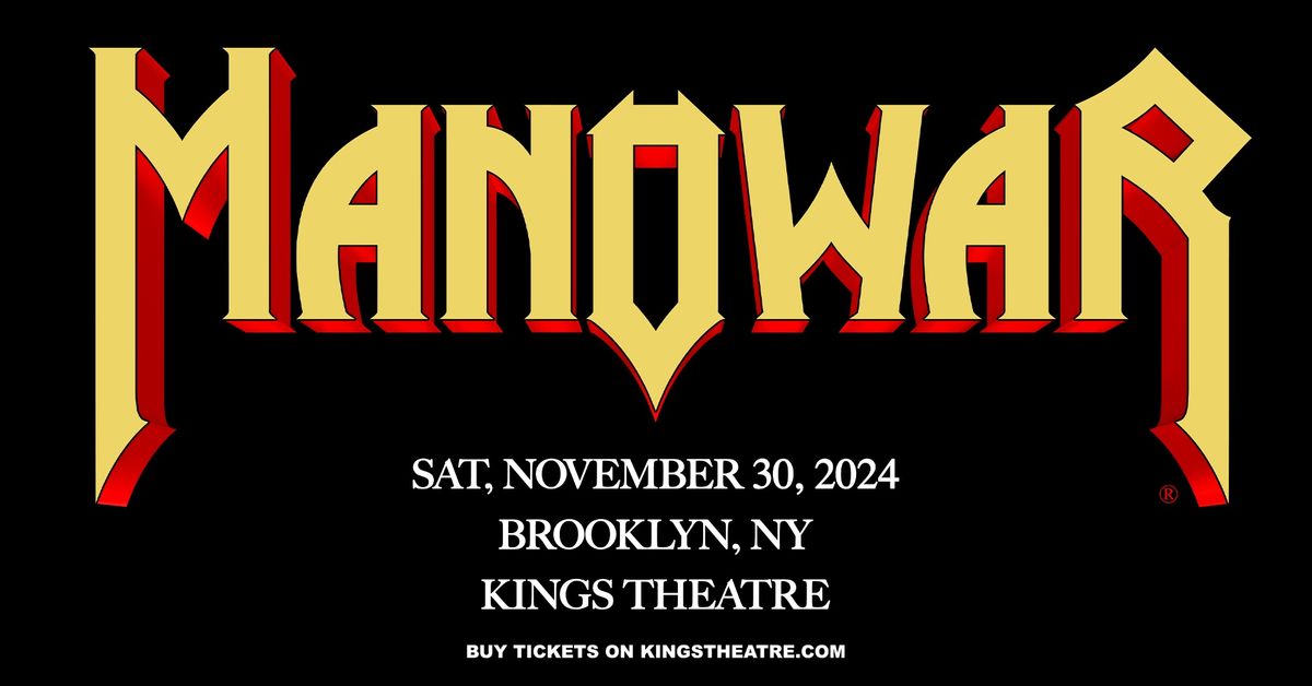 MANOWAR \u2013 Exclusive U.S. Show 2024