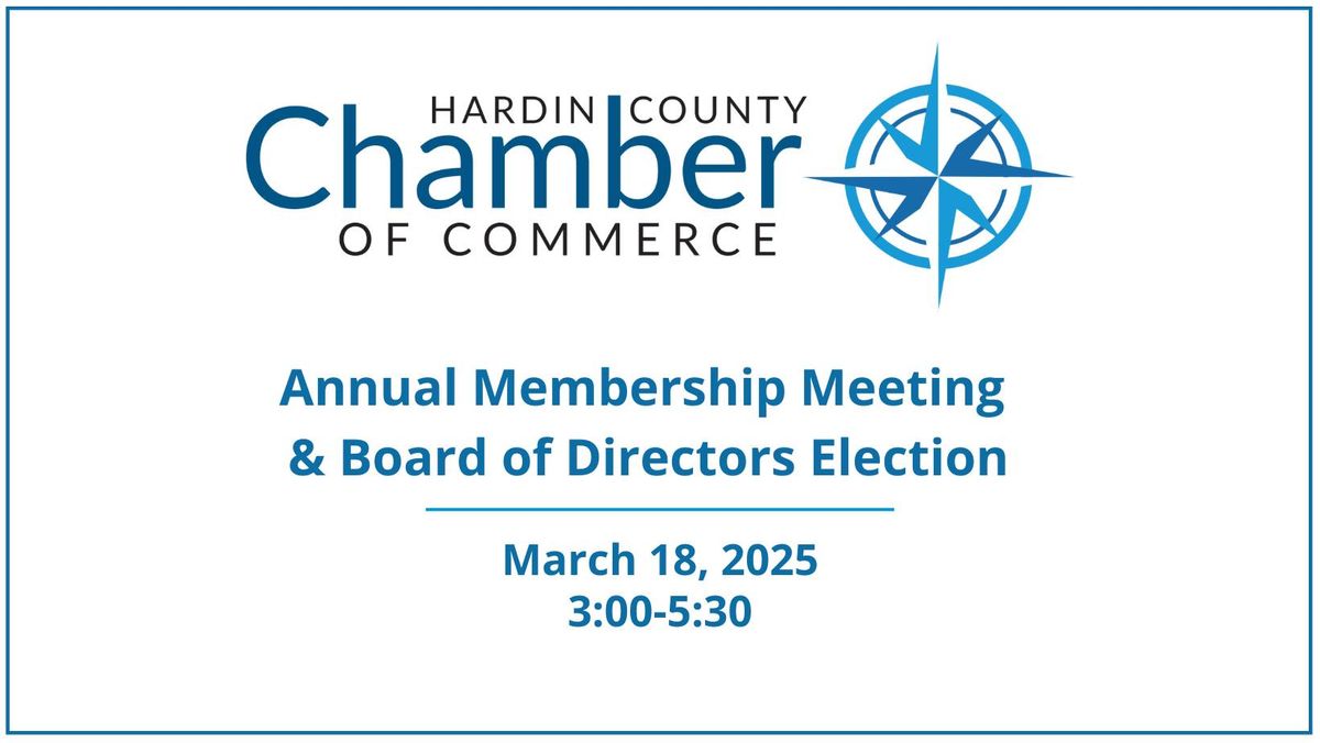 Annual Membership Meeting & Board of Directors Election