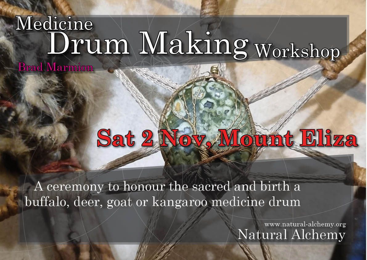 Medicine drum making workshop _Mt Eliza_Nov 2