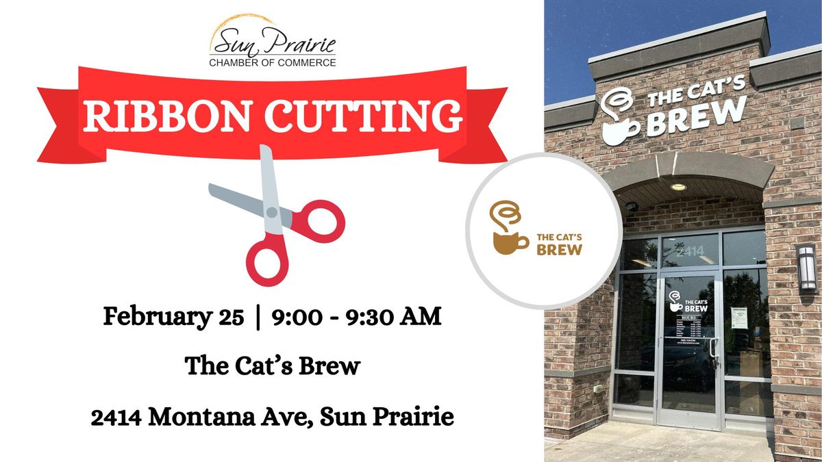 Ribbon Cutting: The Cat's Brew