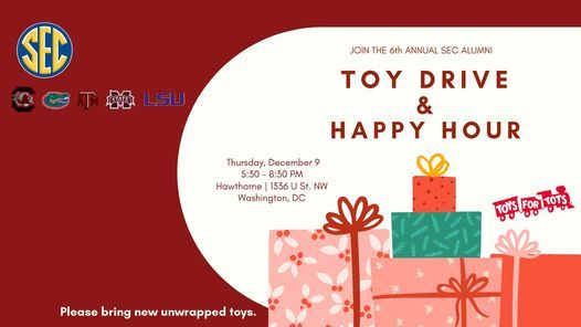SEC Toys For Tots Gift Drive and Happy Hour